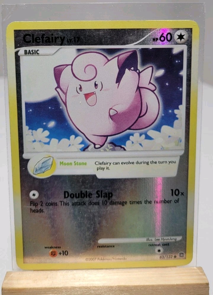 Pokemon Card - Clefairy Secret Wonders 83/132 Reverse Holo Common
