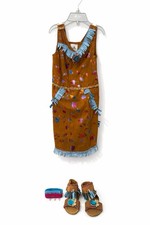 Disney Store Pocahontas Costume Size 4 - Costume, Shoes, Wristband