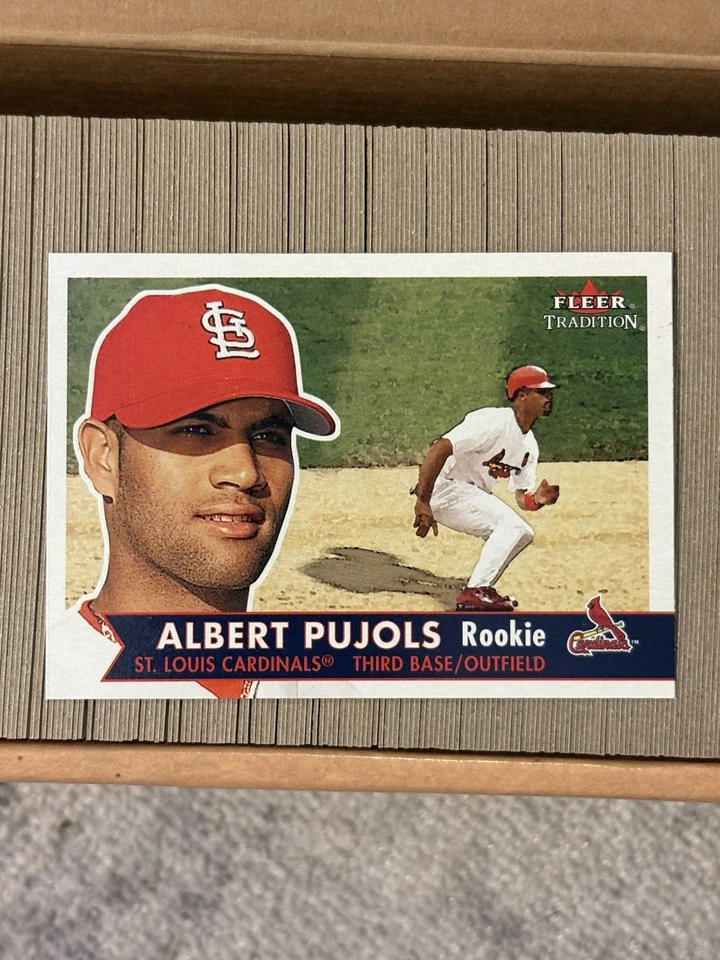 2001 Fleer Tradition 完整工厂 485 卡套装带 Pujols & Ichiro RC — 第 2/3 张图片