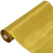 Gold Wide Satin Ribbon 10 Inch x 11 Yards Grand Opening Chair Sashes Bows