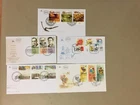 Five after 2000 Israel fdc with multiple stamps