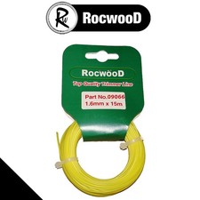 1.6mm Nylon Line Strimmer Cord 15m RocwooD Brushcutter Professional Strong Grass 0.27 per metre