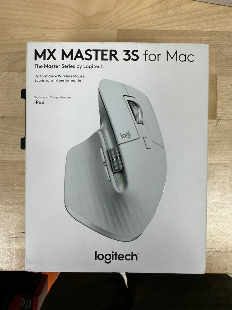 Logitech MX Master 3S Wireless Mouse for Mac & iPad - Pale Gray