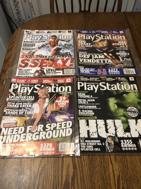 Vintage PlayStation Magazine Lot