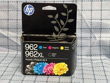 GENUINE HP 962XL Black  962 Color Ink Cartridges New In Retail Box 01/2028