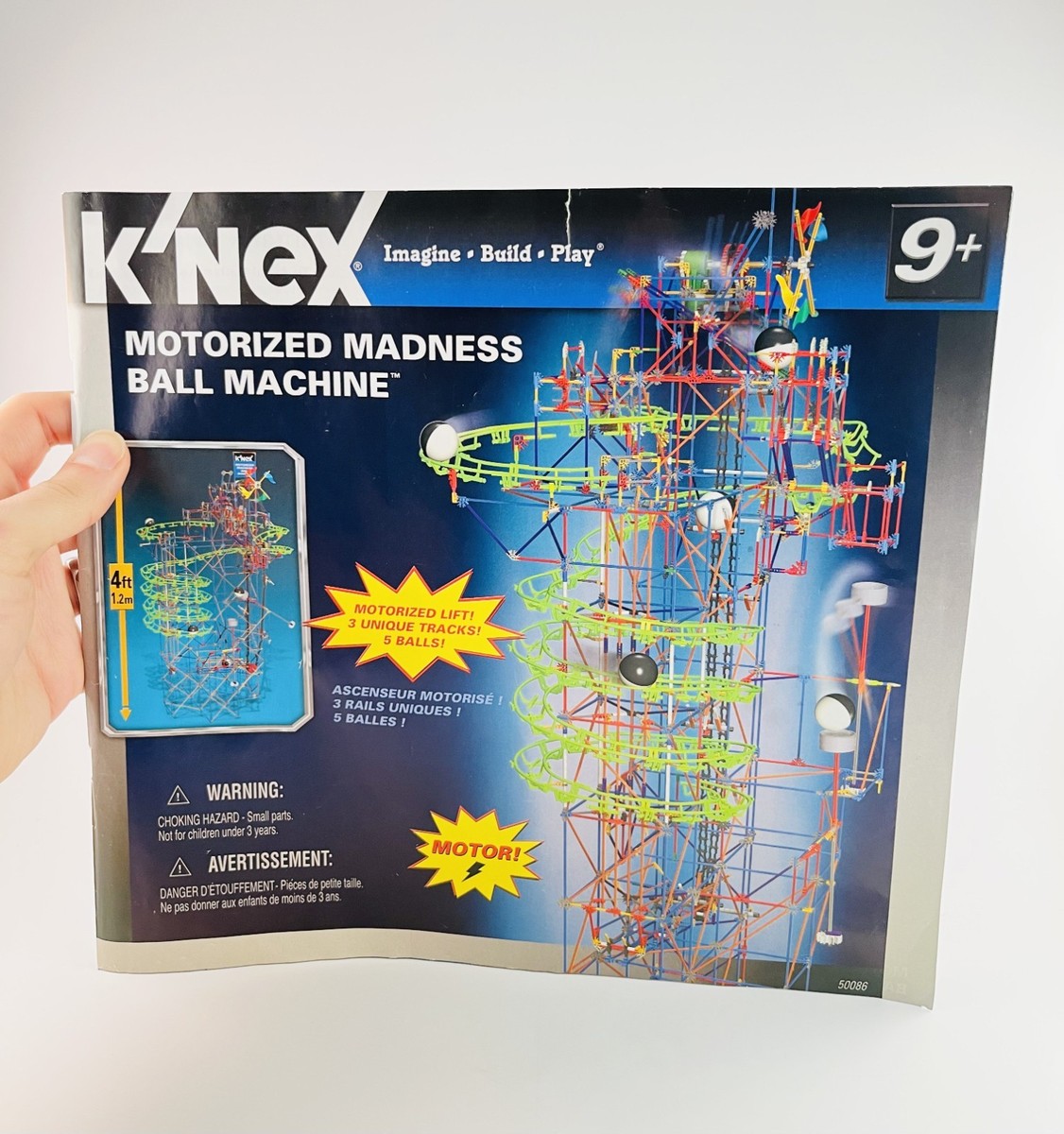 K'NEX Motorized Madness Ball Machine 50086 Retired Complete