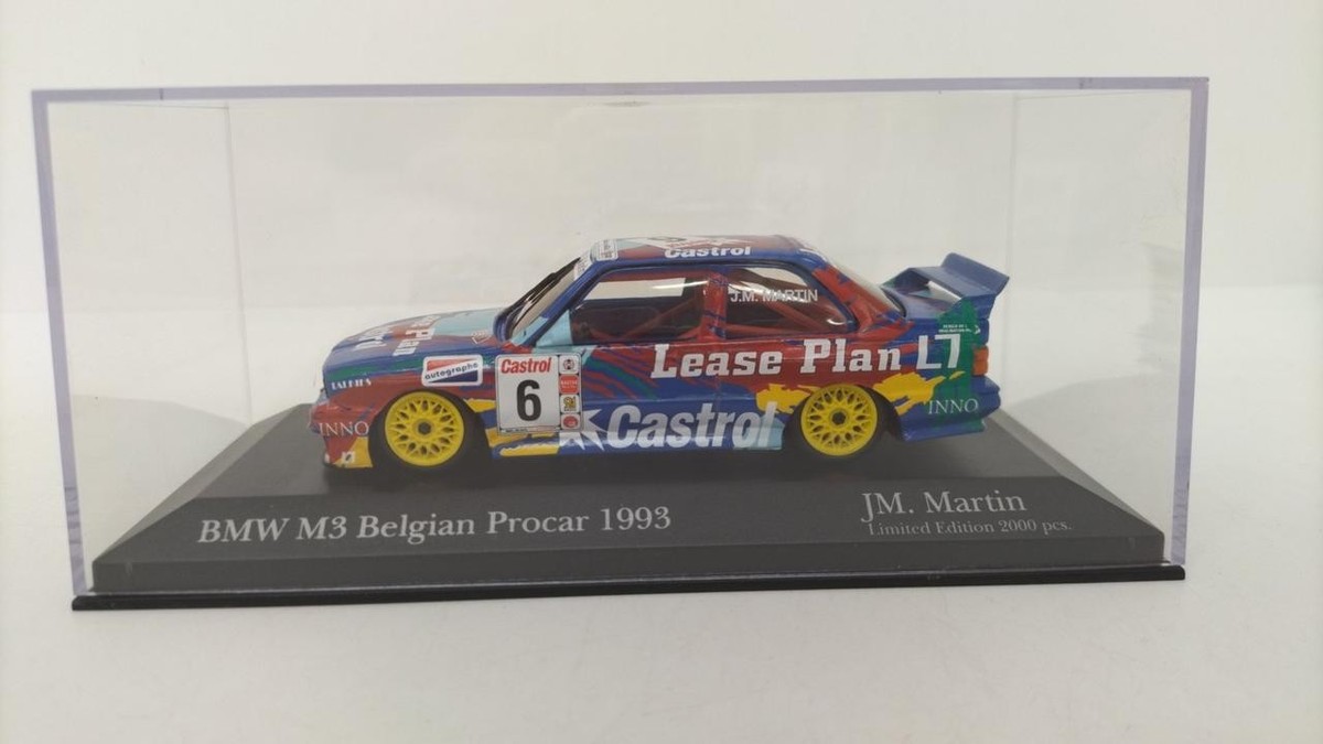 BMW M3 E30 Belgian procar 1993 ミニチャンプス43 Minichamps 1/43 E30 M3 Belgian Procar | This Group-A BMW E30