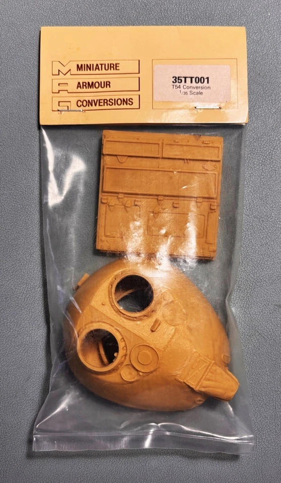 MAC MINIATURE ARMOUR CONVERSION 35TT001 - T54 TURRET DETAIL SET - 1/35 RESIN KIT - Immagine 2 di 2