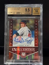 2012 Elite Extra Lucas Sims Auto BGS 9.5 Gem Mint #116 Autograph SN 66 / 699
