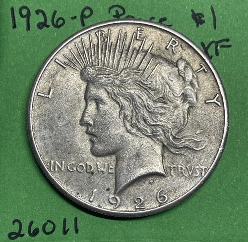 1926 Peace Silver Dollar $1 Xf Extra Fine US Coin
