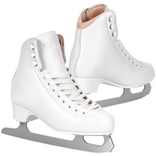 Ice Skates for Girls,Figure Skates with Premium Microfiber Leather, Stainle...