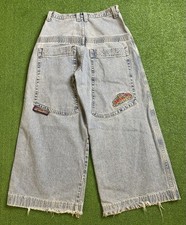 Vintage 90s JNCO Burners Jeans Mens 31x30 Pants Denim Wide Leg Baggy Skateboard