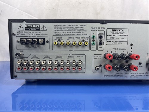 ONKYO Home Theater Surround Sound Receiver Phono Multiroom TX-SV50PRO - Picture 9 of 12