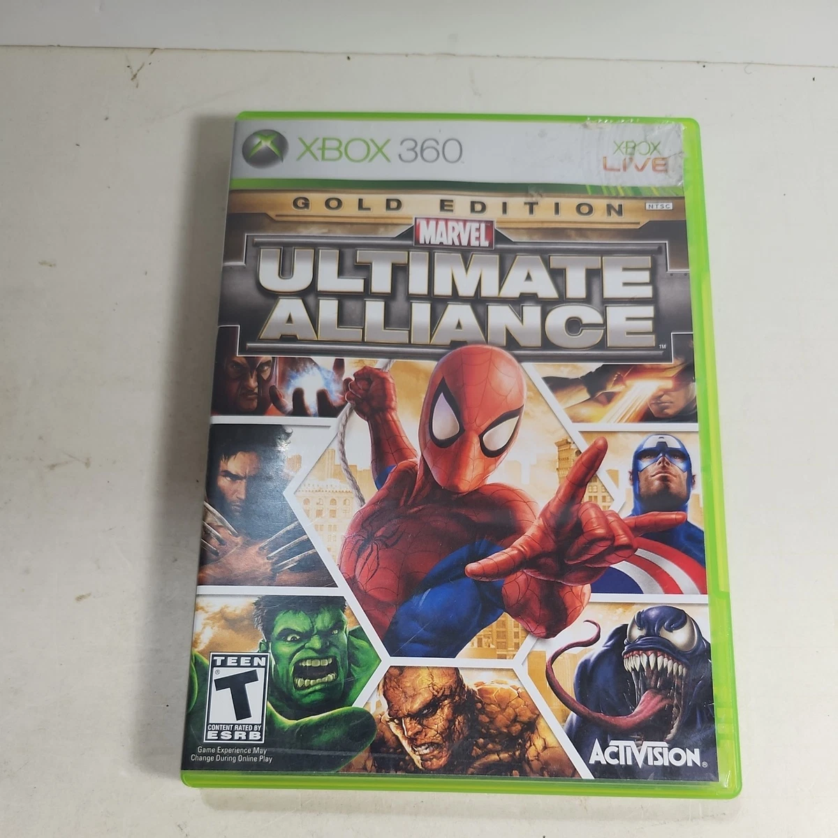 Marvel: Ultimate Alliance Microsoft Xbox 360 Video Games for sale