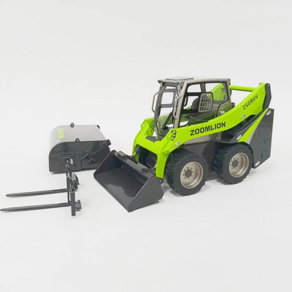 1/20 Scale ZOOMLION ZS080V Skid Steer Loader Diecast Model Toy Gift - Image 3 of 4