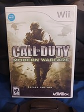 Call of Duty Modern Warfare Reflex Edition Wii - CIB/W Manual - Tested & Working