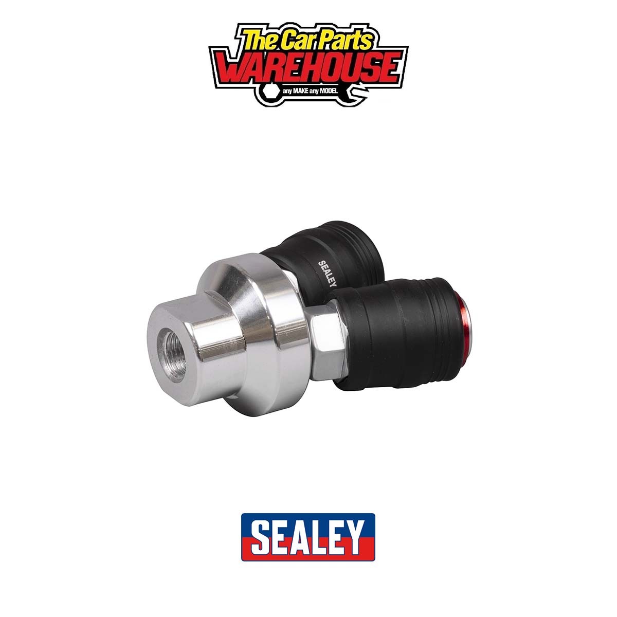 Sealey ACH55 High Flow Twin Coupling Body Female Thread 1/4""BSPT