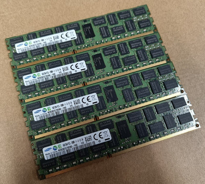Samsung 64GB (4x16GB) 2Rx4 PC3L-12800R-11-12-E2-04 ECC DDR3 DIMM Server Ram Kit