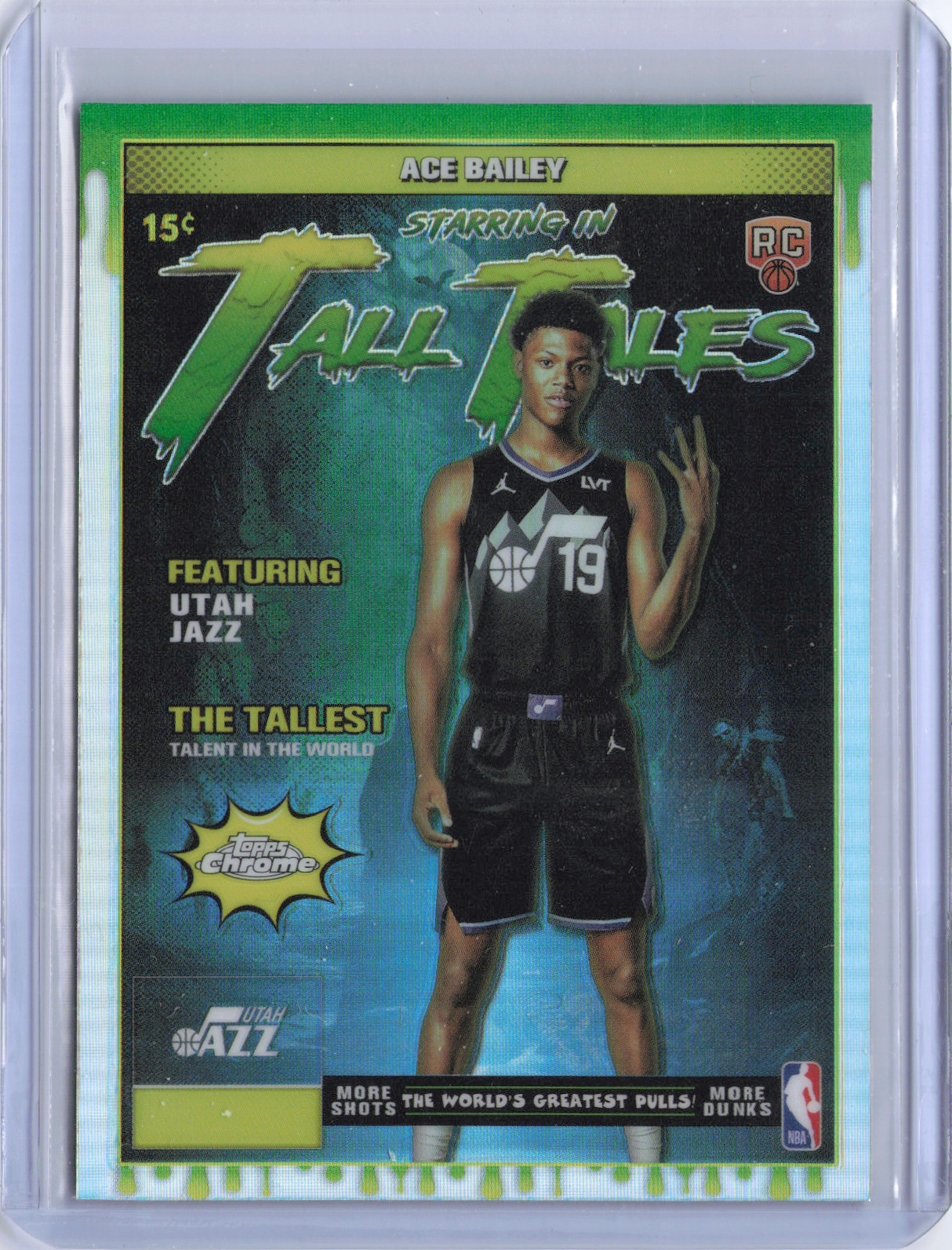 ACE BAILEY 2025 Topps Chrome Tall Tales REFRACTOR ROOKIE CARD (RC)