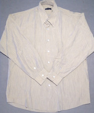 Vintage Burberry Shirt Mens Large 100 Lyocell Check Casual Button Down Preppy