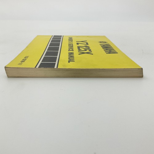 1975 Yamaha YZ125X Owner's Service Manual Softcover Book Motorcycle Maintenance - Picture 4 of 22