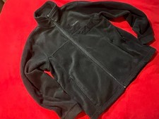 Columbia Full Zip Fleece Lined Hooded Jacket Kids Large 14/16 Black