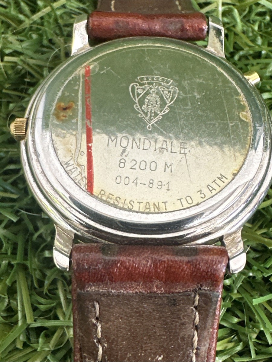 Gucci Vintage Watch Mondiale 8200m NEED BATTERY | eBay