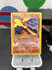 Moltres 21 Black Star Promo Pokémon Card WOTC LP/Played 