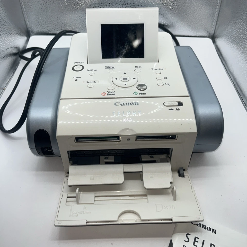 Canon SELPHY DS 810 Compact Digital Inkjet Photo Printer EUC Open Box Ink/paper - Image 4 of 4
