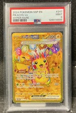 Pokemon Surging Sparks English Pikachu ex 247/191 Hyper Rare Holo PSA 9 on eBay