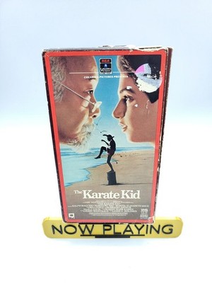 The Karate Kid VHS 1984 Drama Pat Morita Ralph Macchio RCA Columbia