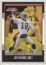 2001 Bowman Chrome Gold Refractor 58/99 Jeff Blake #88 3c7