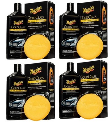 Meguiars G7016 Gold Class Liquid Car Wax 16 Oz Bottle (Pack of 4)