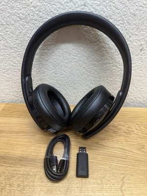 Sony PlayStation Gold Wireless Headset PS4 with USB Dongle Complete Working