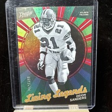 2023 Panini Prestige Living Legends Deion Sanders #LL-14 Xtra Points Red /399