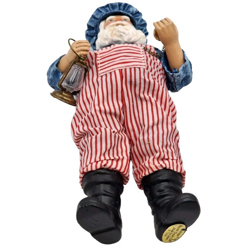 Clothtique Possible Dreams Right On Time Santa Railroad Engineer VTG 1998 - Picture 6 of 15
