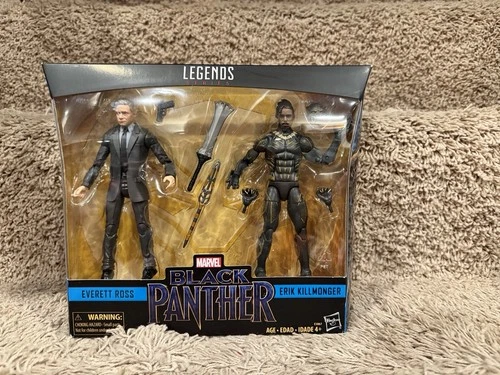 Hasbro Marvel Legends Pantera Negra Everett Ross y Erik Killmonger