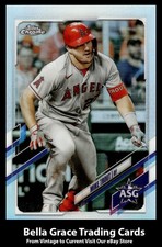 2021 Topps Chrome Update Mike Trout #ASG-1 Los Angeles Angels 2021 All-Star Game