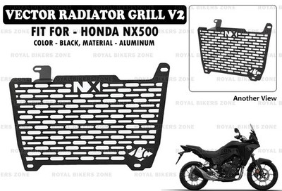 Black Vector Radiator Grill ''V2 Fit For Honda NX500''