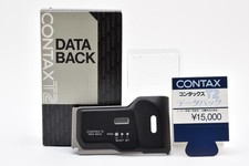 Almost Unused Contax DATA BACK Titan Silver for Cover Panel T2 D From JAPAN