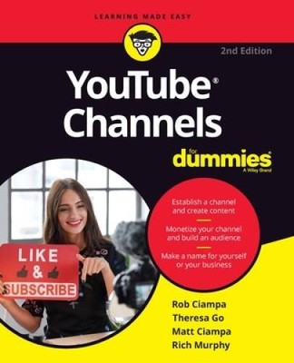 YouTube Channels For Dummies (For Dummies (Computer/Tech)) - VERY GOOD
