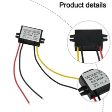 DC Step-Up Converter 12V to 24V DC Converter 3A Voltage Regulator PowerConverter
