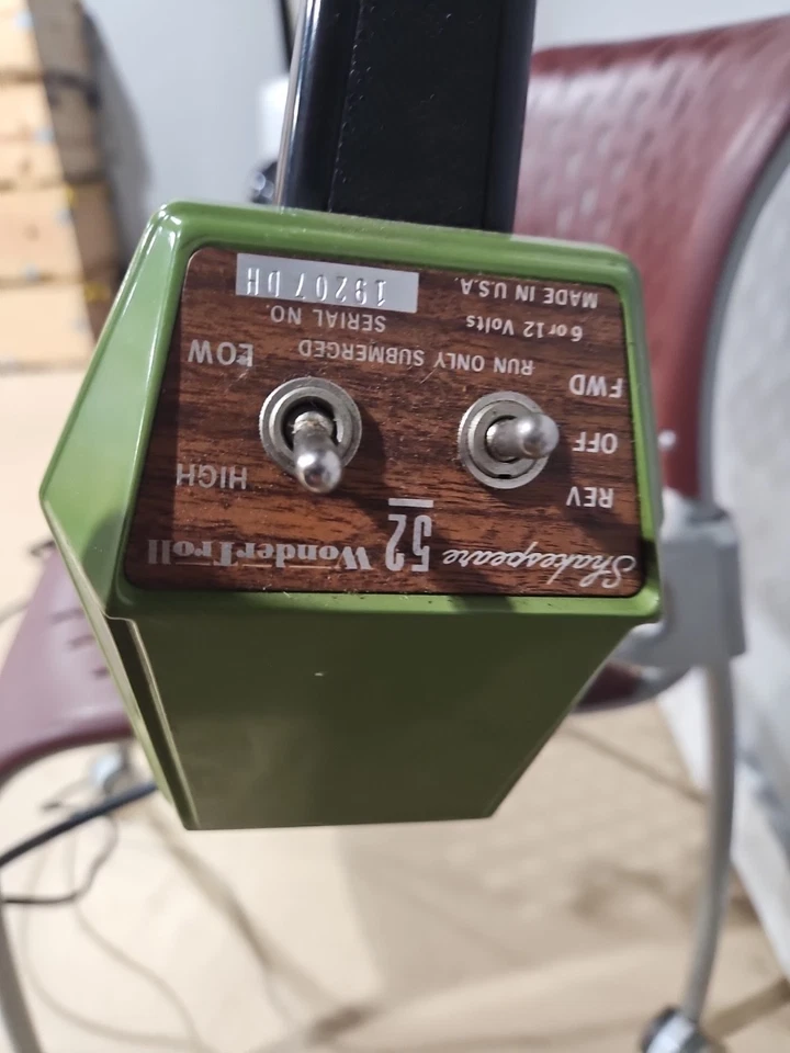 Vintage Shakespeare Electric Trolling Motor WonderTroll 52 12V UNTESTED! - Image 2 of 4