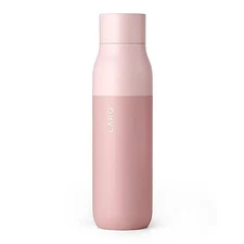 New LARQ Tech Insulated Water Bottle 17oz Himalayan Pink Color Self Cleaning UV