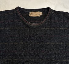 Vintage Shenandoah Sweater Mens XL Textured Crewneck 90's Made In USA