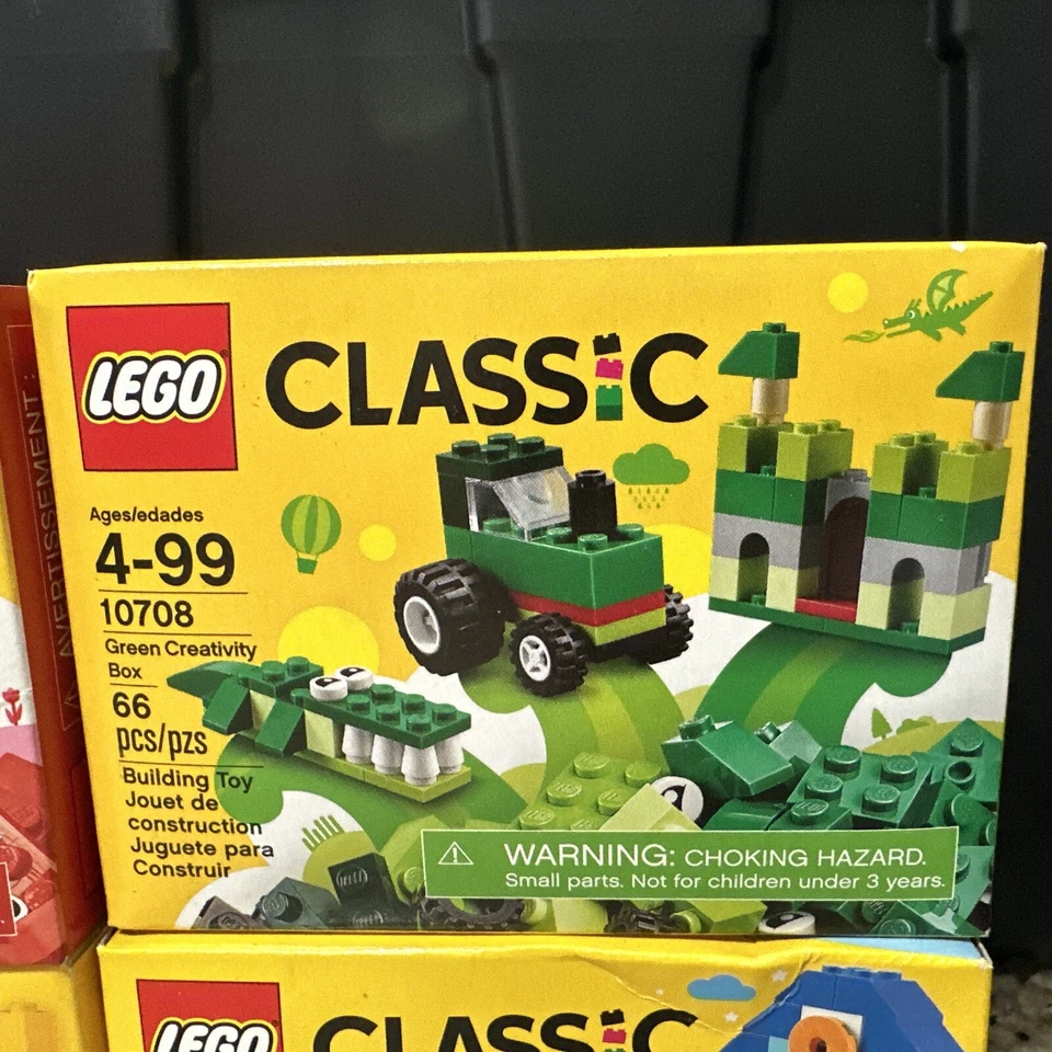 Sealed Lego Classic LOT 10706 10707 10708 10709 Creativity Box 4 Bricks - Image 3 of 4