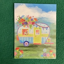 Leanin’ Tree Blank Note Card “Happy”