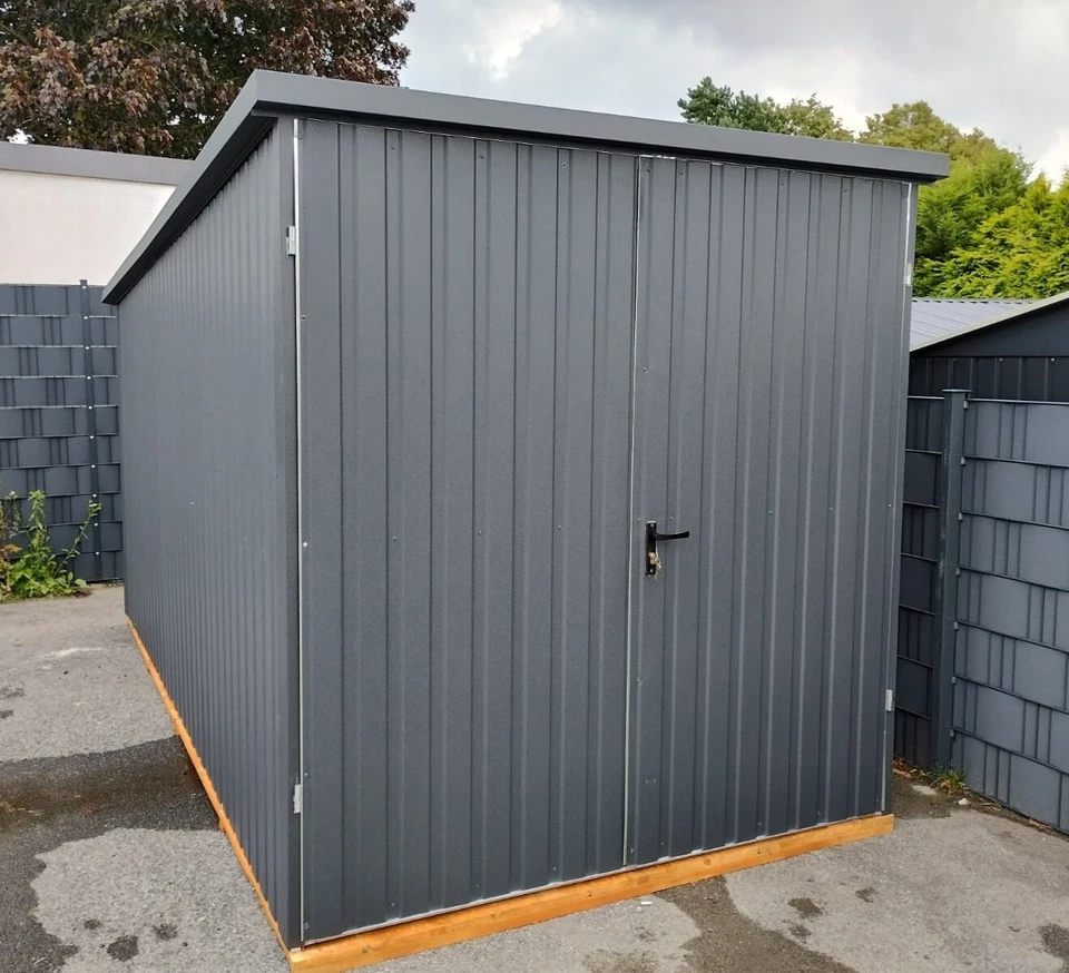 Lager Container mit Holzboden Freie Farbwahl | kostenlose Lieferung & Aufbau NEU - Bild 2 von 4