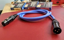 MPS E-310 X-7 X-9 OCC Copper + Silver cable 3 pin XLR extension male to female