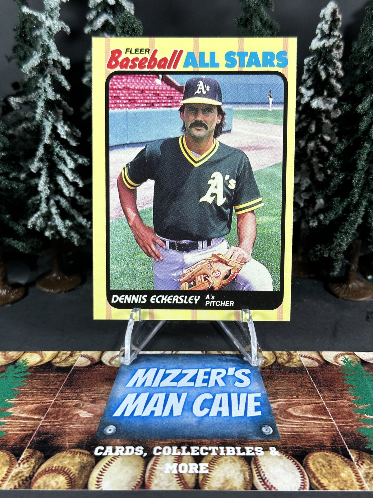 1989 Fleer Baseball All Stars Dennis Eckersley Athletics 12 of 44